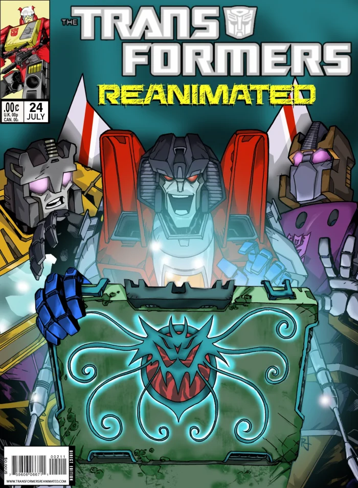 Transformers comic cover with Starscream