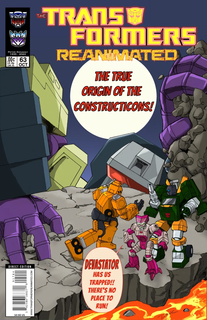 Transformers Reanimated comic cover 63