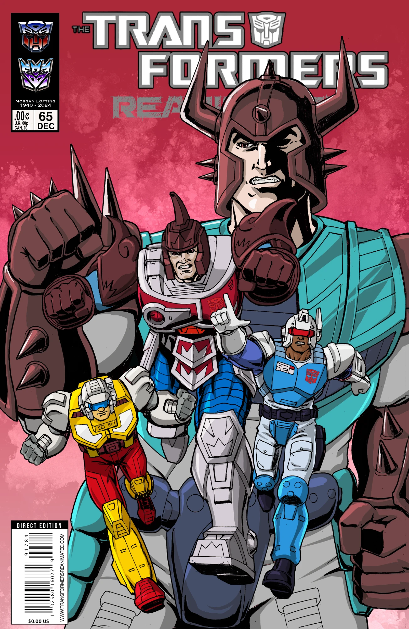 Transformers REANIMATED Cover with the Pretender Shells