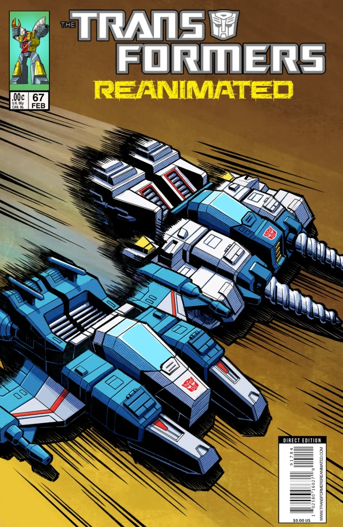 Transformers REANIMATED Cover with the Top Spin and Twin Twist